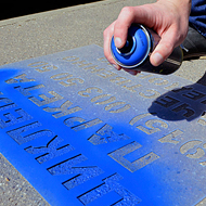 Трафареты для асфальта
