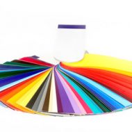 Пленки без клеевой основы; цветные