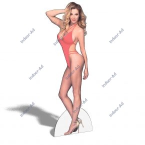 Ростовая фигура фотомодель в купальнике